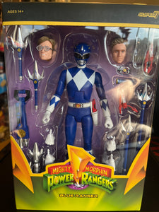 Super 7 Ultimates! Mighty Morphin Power Rangers Blue Ranger