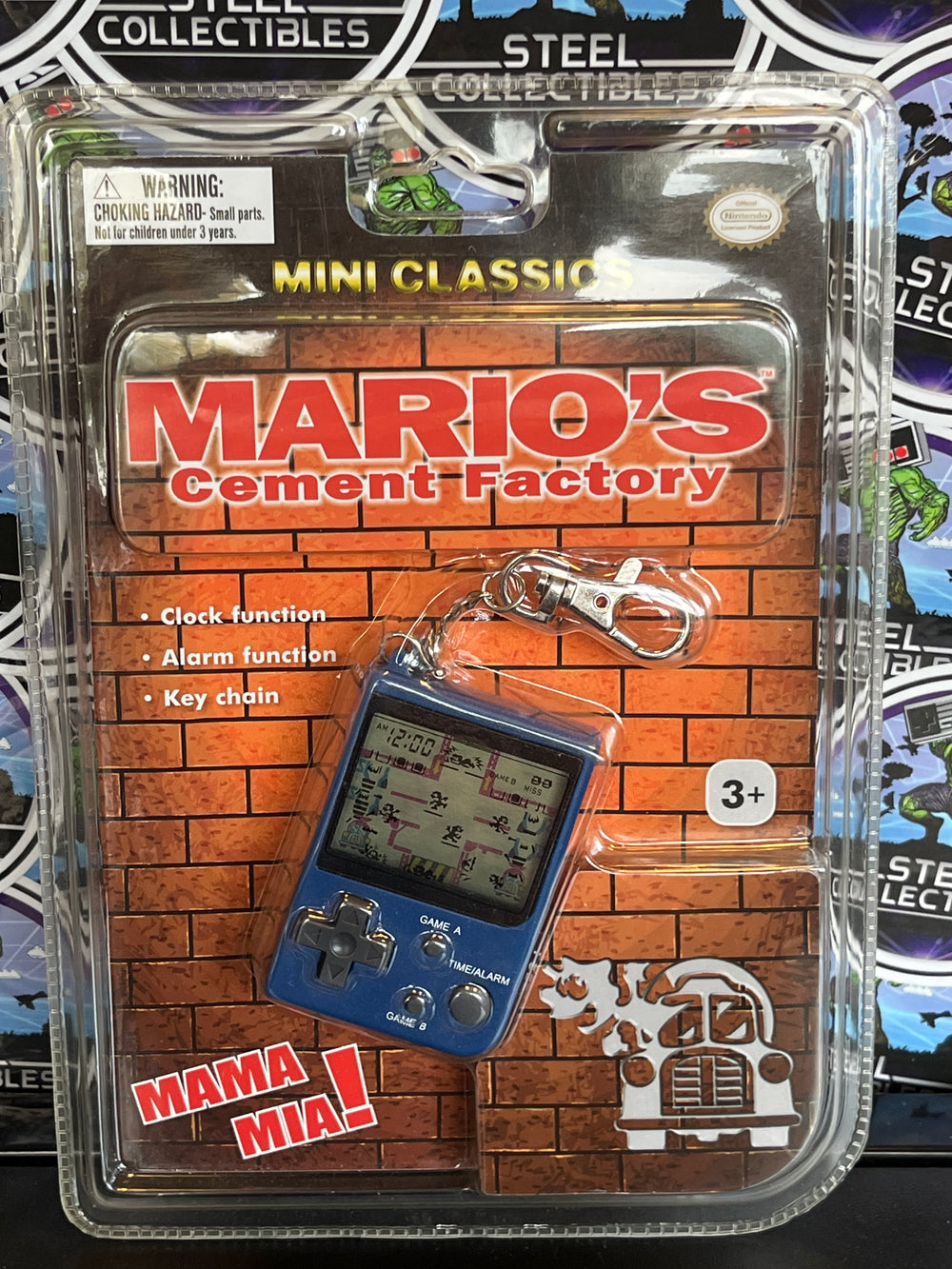 Nintendo Mario's Cement Factory Mini Classics Keychain