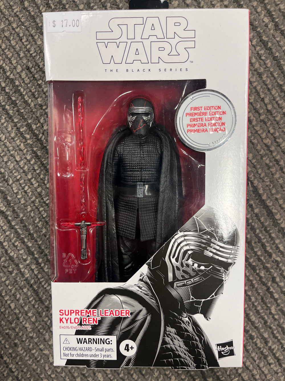 Star Wars Black Series First Edition Supreme Leader Kylo Ren (incomplete) (Opened)