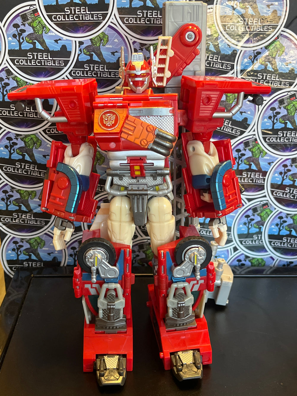 Transformers Robots in Disguise 2001 Optimus Prime (Car Robots Fire Convoy)
