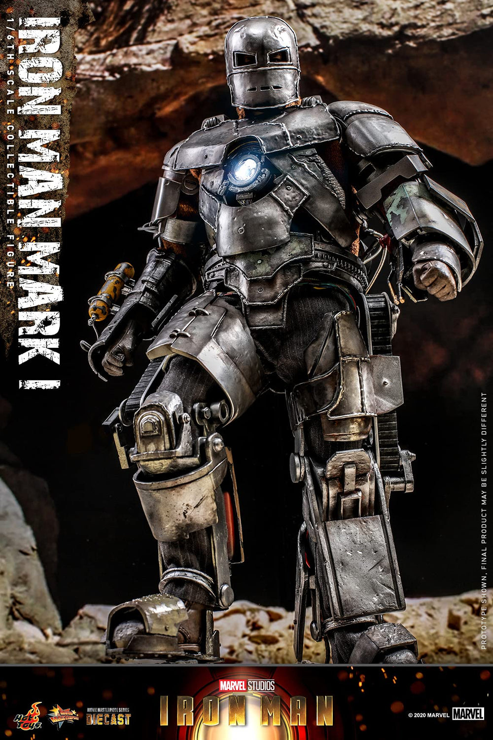 Marvel Hot Toys - Iron Man Mark 1 (Diecast) MMS605