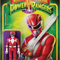 Super 7 Mighty Morphin Power Rangers ReAction Red Ranger