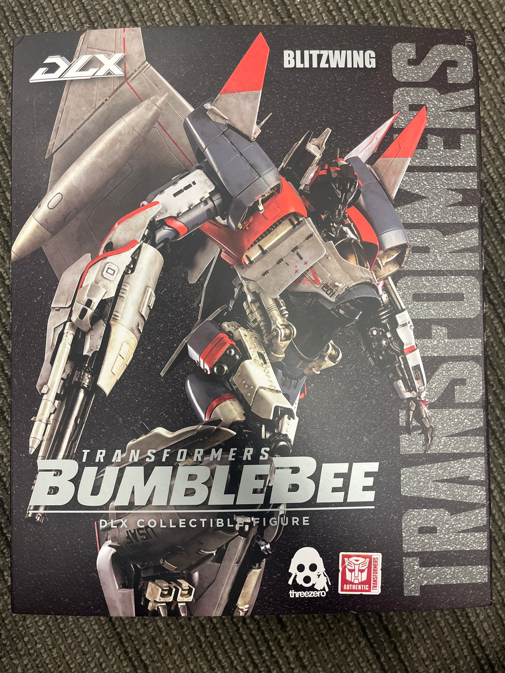 Three Zero DLX Transformers Blitzwing (Bumblebee Movie)