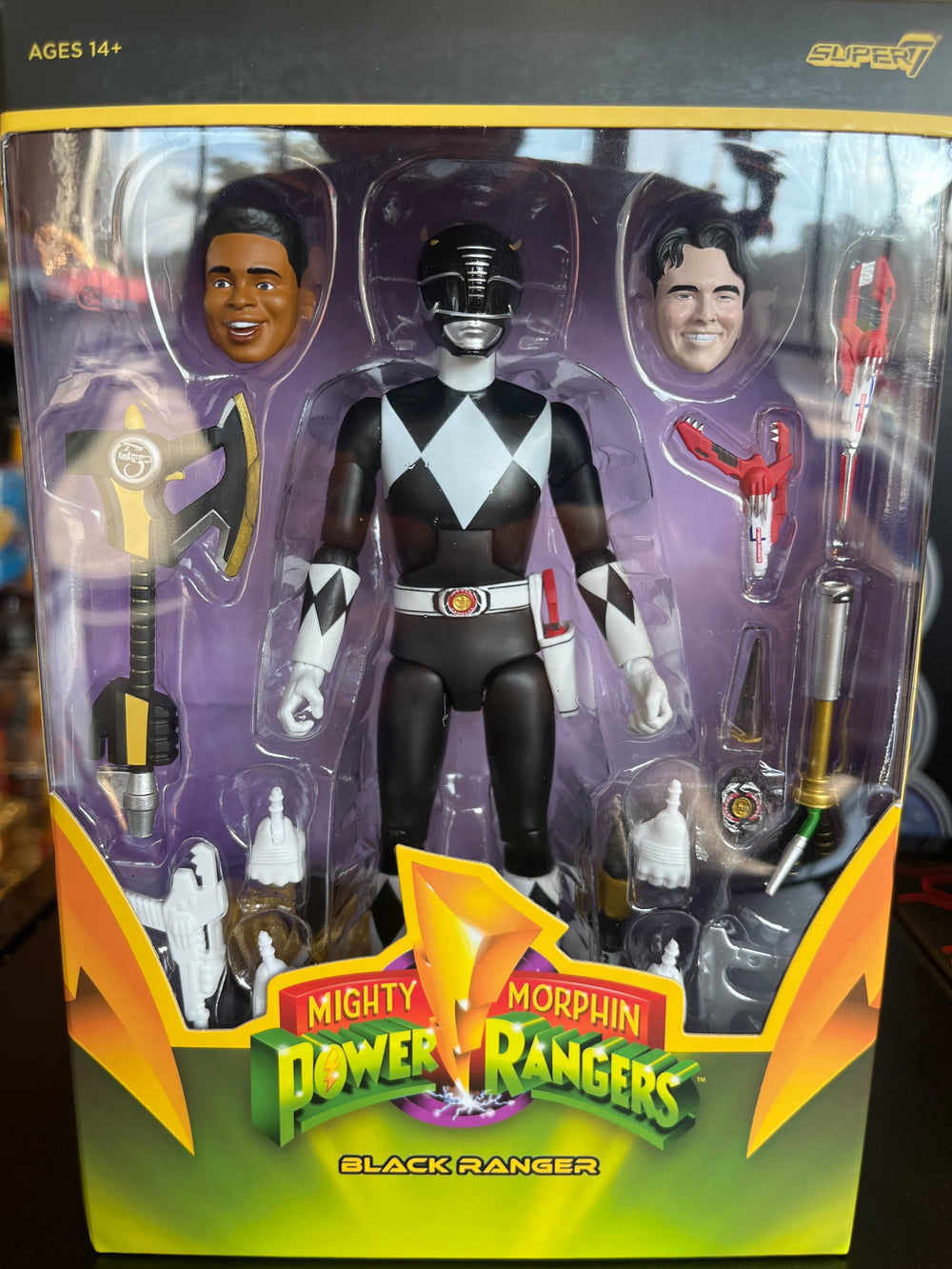 Super 7 Ultimates! Mighty Morphin Power Rangers Black Ranger