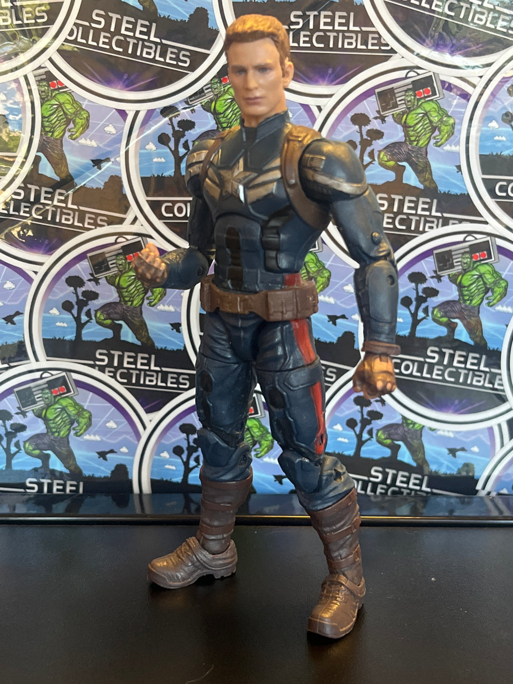 marvel legends - kitbashed Captain America (Winter Soldier)