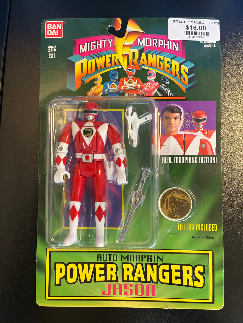Mighty Morphin Power Rangers - Auto Morphin Jason (2018 Reissue)