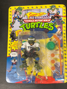 Vintage TMNT Slap Shot Leo on card (Unpunched)