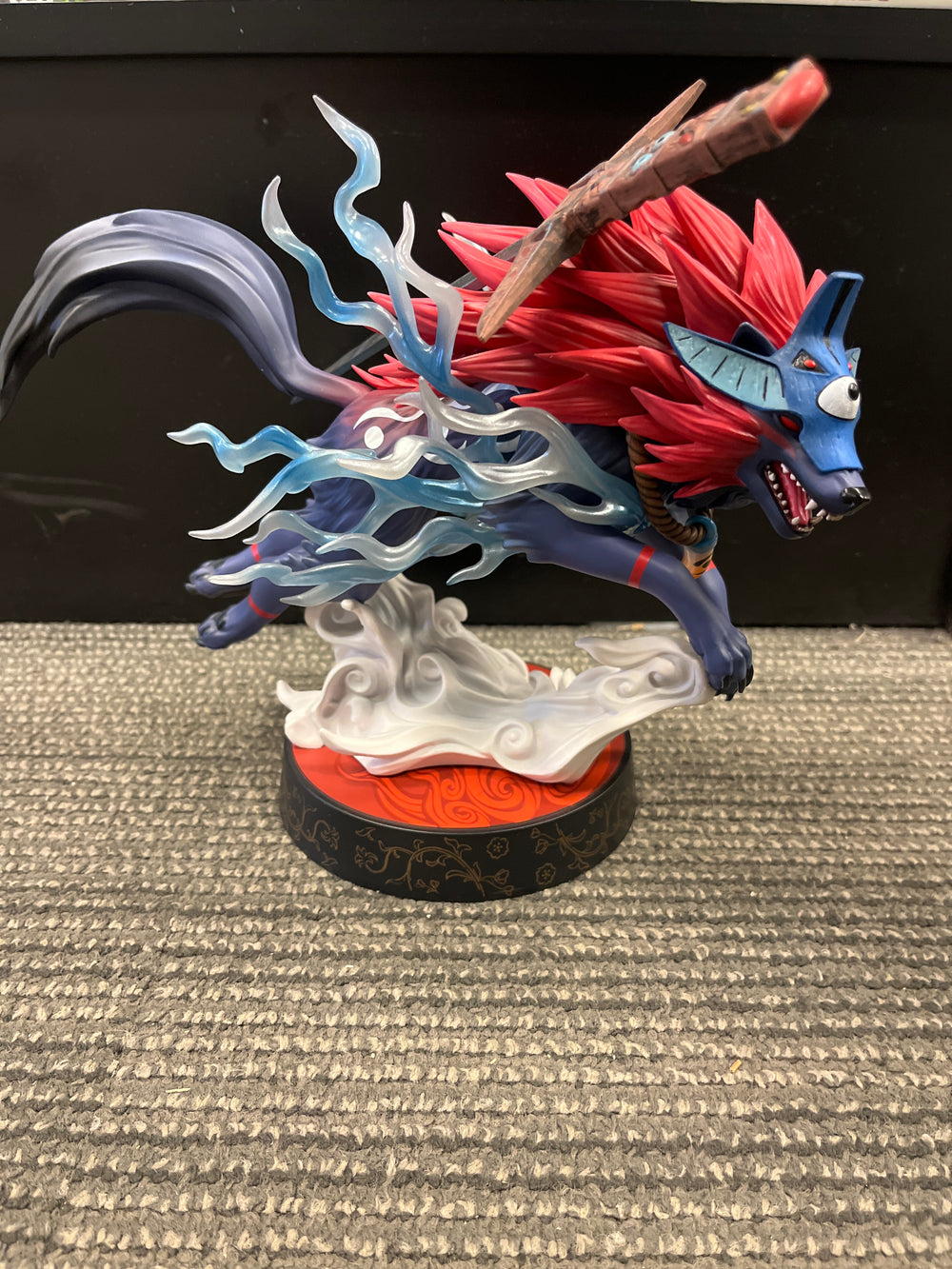 First 4 Figures Okami Oki Wolf Form Statue