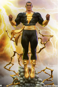 SIDESHOW MAQUETTE BY TWEETERHEAD DC COMICS BLACK ADAM STATUE