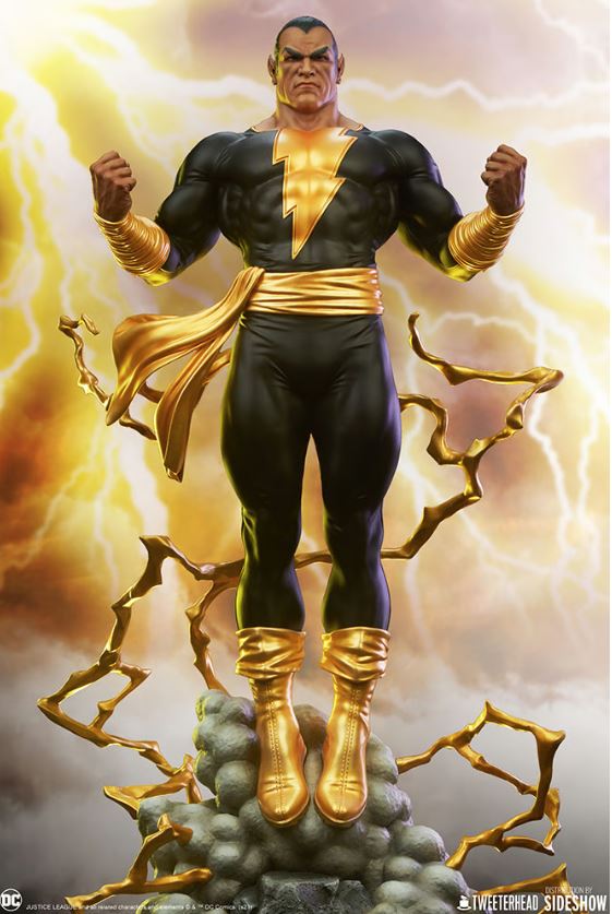 SIDESHOW MAQUETTE BY TWEETERHEAD DC COMICS BLACK ADAM STATUE