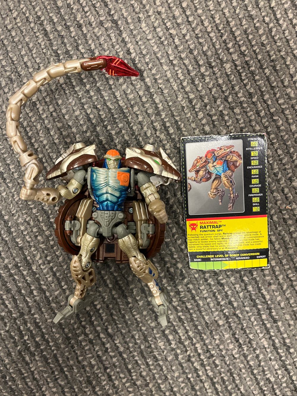 Transformers Beast Wars Transmetal Rattrap