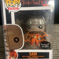 Funko Pop! Sam (Autographed JSA) #1036 “Trick R Treat”