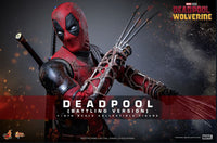 SIDESHOW HOT TOYS DEADPOOL (BATTLING VERSION) - MMS782 {DEADPOOL & WOLVERINE}
