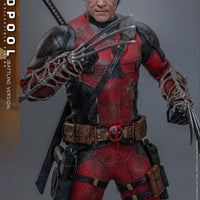 SIDESHOW HOT TOYS DEADPOOL (BATTLING VERSION) - MMS782 {DEADPOOL & WOLVERINE}