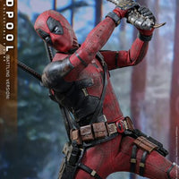 SIDESHOW HOT TOYS DEADPOOL (BATTLING VERSION) - MMS782 {DEADPOOL & WOLVERINE}
