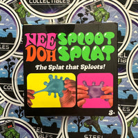 Schylling- 100% Authentic Needoh “Sploot Splat” Blue Sploot Splat Stress Relief/Fidget Toy [New/Sealed]
