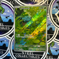 Pokémon TCG- “Pokemon: Scarlet & Violet 151 (MEW)” Bulbasaur (166/165) Near Mint Secret Rare Holographic Single Card [NM]
