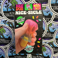 Schylling- 100% Authentic Needoh “Nice-Sicle” Rainbow Nice-Sicle Stress Relief/Fidget Toy [New/Sealed]
