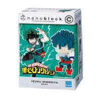 Kawada- Charanano “My Hero Academia” Nanoblock Izuku Midoriya Micro-Sized Building Block Set Figure [New/Sealed]

