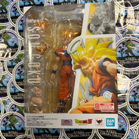 S.H. Figuarts- Bandai “Dragon Ball Z” Super Saiyan 3 Goku (SSJ3) Tamashii Nations Poseable Action Figure [CIB]
