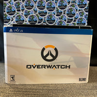 PS4 - OVERWATCH (COLLECTOR’S EDITION) W/ SOLDIER: 76 STATUE, ARTBOOK, STEELBOOK & GAME, SOUNDTRACK, & POSTCARDS [CIB]

