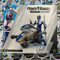 Hasbro- “Power Rangers: Time Force” Mighty Morphin Power Rangers (Lightning Collection) Time Force Blue Ranger & Vector Cycle/Moto/Bike MMPR Poseable Action Figure [New/Sealed]
