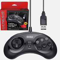 Sega Genesis 8 Button Arcade Pad USB