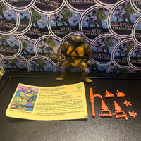 TMNT- 1988 Playmates “Teenage Mutant Ninja Turtles” Donatello (Soft Head) Vintage Poseable Action Figure
