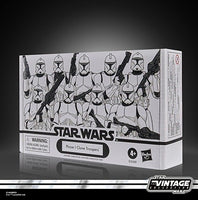 Hasbro- “Star Wars: The Vintage Collection” Phase I (1) Clone Troopers 3.75” Poseable Action Figure 4-Pack [New/Sealed]

