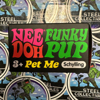 Schylling- 100% Authentic Needoh “Funky Pup” Blue (Pinch Me, Squish Me, Pet Me! Feel the Funk!) Stress Relief/Fidget Toy [New/Factory Sealed]
