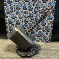 Marvel- “Thor” Mjolnir Hammer Prop Replica w/ Display Stand/Base
