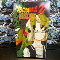 VHS- 2001 “DRAGON BALL Z: PERFECT CELL” (UNSTOPPABLE, PERFECTION, TEMPTATION, HUNT FOR 18) UNCUT VERSION ENGLISH DUBBED ANIME VHS TAPE [SET OF 4]
