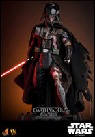 Sideshow- “Star Wars” Battle Damaged Darth Vader (Deluxe Version) Hot Toys 1/6 Scale [New/Sealed]
