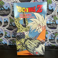 VHS- 2002 “DRAGON BALL Z: CELL GAMES SAGA” (SURRENDER, THE GAMES BEGIN, GUARDIAN’S RETURN, A MOMENT’S PEACE, ULTIMATUM) UNCUT VERSION ENGLISH DUBBED ANIME VHS TAPE [SET OF 5]
