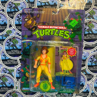 TMNT- Vintage 1994 Playmates “Teenage Mutant Ninja Turtles” April O’Neil Vintage Poseable Action Figure [New/Sealed]
