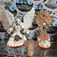 Skylanders- Trap Master Knight Light w/ Sunscraper Spire (LightCore) Expansion Level Magic Item & Light Owl Villain Traptanium Crystal “Skylanders Trap Team” Toys-To-Life Figure [3-Pack]
