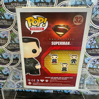 Funko Pop! Heroes- DC Comics “Superman: Man of Steel” Black Suit Superman (SDCC 2013 Exclusive) Vinyl Action Figure #32 [LTD 1008 PCS]
