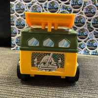 TMNT- 1989 Playmates “Teenage Mutant Ninja Turtles” Party Wagon Van/Bus w/ Acessorries (Read Description!)
