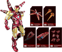 Blokees- Marvel Studios “Infinity Saga” DX Deluxe Edition Iron Man Mark LXXXV Champion Class (M Size) Poseable Model Kit w/ Accessories [New/Sealed]
