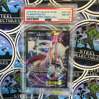 Pokemon TCG- 2016 “Pokémon” XY Super Premium Collection Black Star Promo Full Art Mewtwo EX (#XY 125) PSA Graded Single Holographic Card [NM/MINT 8]
