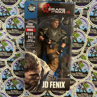 McFarlane Toys- 2016 “Gears of War 4” JD Fenix (w/ Bonus Gear Pack!) Poseable Action Figure #9 [New/Factory Sealed]
