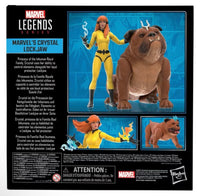 Hasbro- Marvel Legends “Inhumans” Marvel’s Crystal & Lockjaw 6” Poseable Action Figure 2-Pack [New/Sealed]
