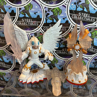 Skylanders- Trap Master Knight Light w/ Sunscraper Spire (LightCore) Expansion Level Magic Item & Light Owl Villain Traptanium Crystal “Skylanders Trap Team” Toys-To-Life Figure [3-Pack]
