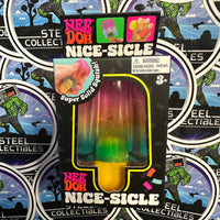 Schylling- 100% Authentic Needoh “Nice-Sicle” Rainbow Nice-Sicle Stress Relief/Fidget Toy [New/Sealed]

