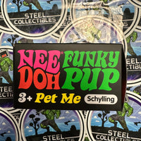 Schylling- 100% Authentic Needoh “Funky Pup” Pink (Pinch Me, Squish Me, Pet Me! Feel the Funk!) Stress Relief/Fidget Toy [New/Factory Sealed]
