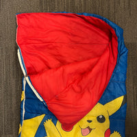 Pokemon- Vintage 1998 “Pokemon: Gotta Catch 'Em All” Ash & Pikachu Child Size Sleeping Bag (55" x 27")
