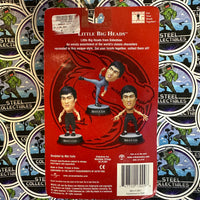 Sideshow- 1998 Universal’s “Bruce Lee” Bruce Lee (Nunchucks) Little Big Heads Poseable Action Figure w/ Base/Stand [New/Sealed]
