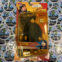 Big Blast/Graphitti Designs- 1998 View Askew’s “Talking Jay & Silent Bob” Silent Bob w/ Accessories Talking Poseable Action Figure (New/Sealed w/ Comic!) [DAMAGED, SEE PICTURES & READ DESCRIPTION!]
