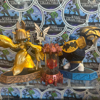 Skylanders- Imaginators Starter Pack (Villain Golden Queen, Master King Pen (Sensei), & Fire Reactor Creation Crystal) [Reset!] Skylanders Imaginators” Toys-To-Life Figure [3-Pack]
