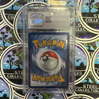 Pokemon TCG- 2022 “Black Star Promos (SWSH243)” Prerelease Holographic Machamp CGC Graded Single Card [NM/MINT+ 8.5]
